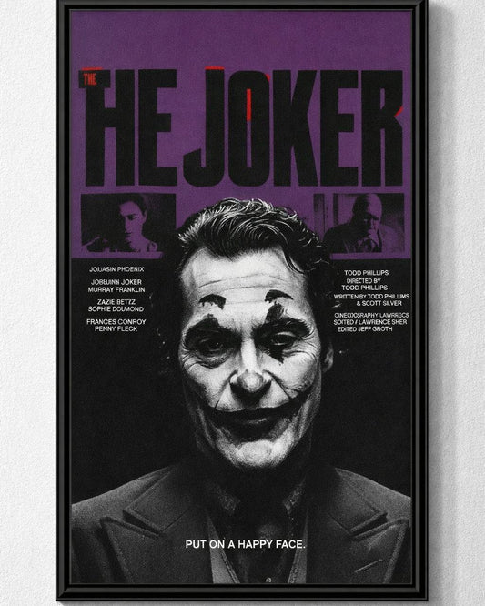 The Joker Movie Poster – Dark Art Wall Decor
